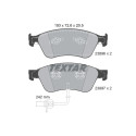 Plaquettes de frein TEXTAR 23896 01