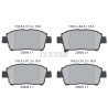 Plaquettes de frein TEXTAR 23904 01