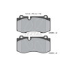 Plaquettes de frein TEXTAR 23960 01