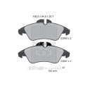 Plaquettes de frein TEXTAR 2399002