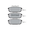Plaquettes de frein TEXTAR 24058 01