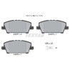 Plaquettes de frein TEXTAR 24087 01