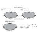 Plaquettes de frein TEXTAR 2413303