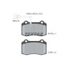Plaquettes de frein TEXTAR 2414301