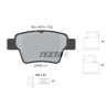 Plaquettes de frein TEXTAR 2415001