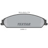 Plaquettes de frein TEXTAR 24164 01