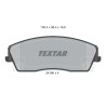 Plaquettes de frein TEXTAR 2416601