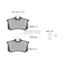 Plaquettes de frein TEXTAR 24211 01