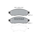 Plaquettes de frein TEXTAR 24227 01
