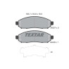 Plaquettes de frein TEXTAR 24227 01