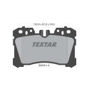 Plaquettes de frein TEXTAR 24245 01