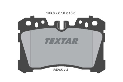 Plaquettes de frein TEXTAR 24245 01