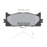 Plaquettes de frein TEXTAR 24350 01