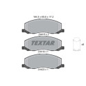 Plaquettes de frein TEXTAR 2441801