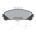 Plaquettes de frein TEXTAR 2445201