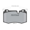 Plaquettes de frein TEXTAR 2447801