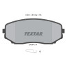Plaquettes de frein TEXTAR 24544 01