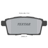 Plaquettes de frein TEXTAR 24545 01