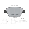 Plaquettes de frein TEXTAR 24563 01