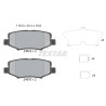 Plaquettes de frein TEXTAR 2460201