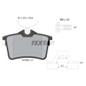Plaquettes de frein TEXTAR 24765 01