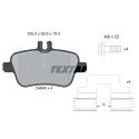 Plaquettes de frein TEXTAR 2484803