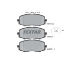 Plaquettes de frein TEXTAR 24910 01