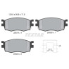 Plaquettes de frein TEXTAR 25019 01