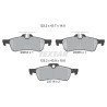 Plaquettes de frein TEXTAR 25054 01