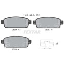 Plaquettes de frein TEXTAR 2509602