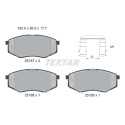 Plaquettes de frein TEXTAR 25187 01