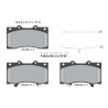 Plaquettes de frein TEXTAR 2524001