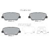 Plaquettes de frein TEXTAR 25520 01
