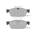 Plaquettes de frein TEXTAR 2553103