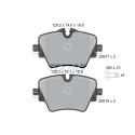 Plaquettes de frein TEXTAR 2561701