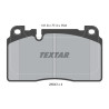 Plaquettes de frein TEXTAR 2564302