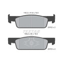 Plaquettes de frein TEXTAR 25702 01