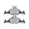 Plaquettes de frein TEXTAR 2590001