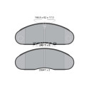Plaquettes de frein TEXTAR 2907102