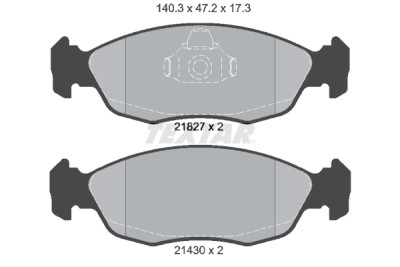 Kit de frein, frein à disque BrakeBox, Kit plaquettes et disques TEXTAR 89003700
