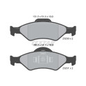 Kit de frein, frein à disque BrakeBox, Kit plaquettes et disques TEXTAR 89005700