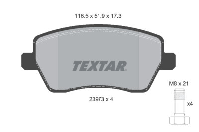 Kit de frein, frein à disque BrakeBox, Kit plaquettes et disques TEXTAR 89008500