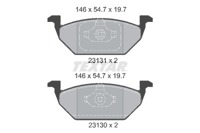Kit de frein, frein à disque BrakeBox, Kit plaquettes et disques TEXTAR 89013500