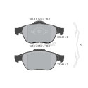Kit de frein, frein à disque BrakeBox, Kit plaquettes et disques TEXTAR 89014200