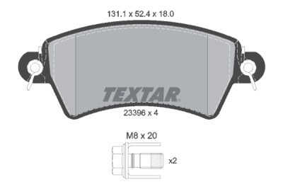 Kit de frein, frein à disque BrakeBox, Kit plaquettes et disques TEXTAR 89015300
