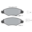 Kit de frein, frein à disque BrakeBox, Kit plaquettes et disques TEXTAR 89016200
