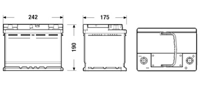 Batterie TUDOR Start-Stop EFB TL600