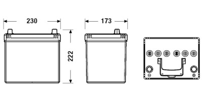 Batterie TUDOR Start-Stop EFB TL604