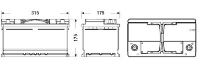 Batterie TUDOR Start-Stop EFB TL752