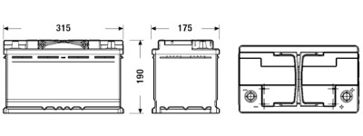 Batterie TUDOR Start-Stop EFB TL800